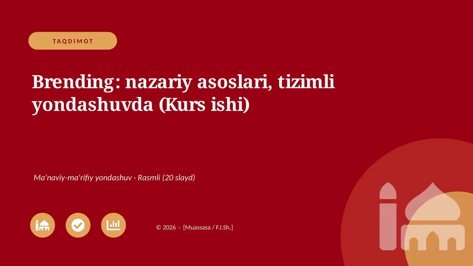 Nazariy asoslari, Tizimli Yondashuvda (Kurs ishi)
