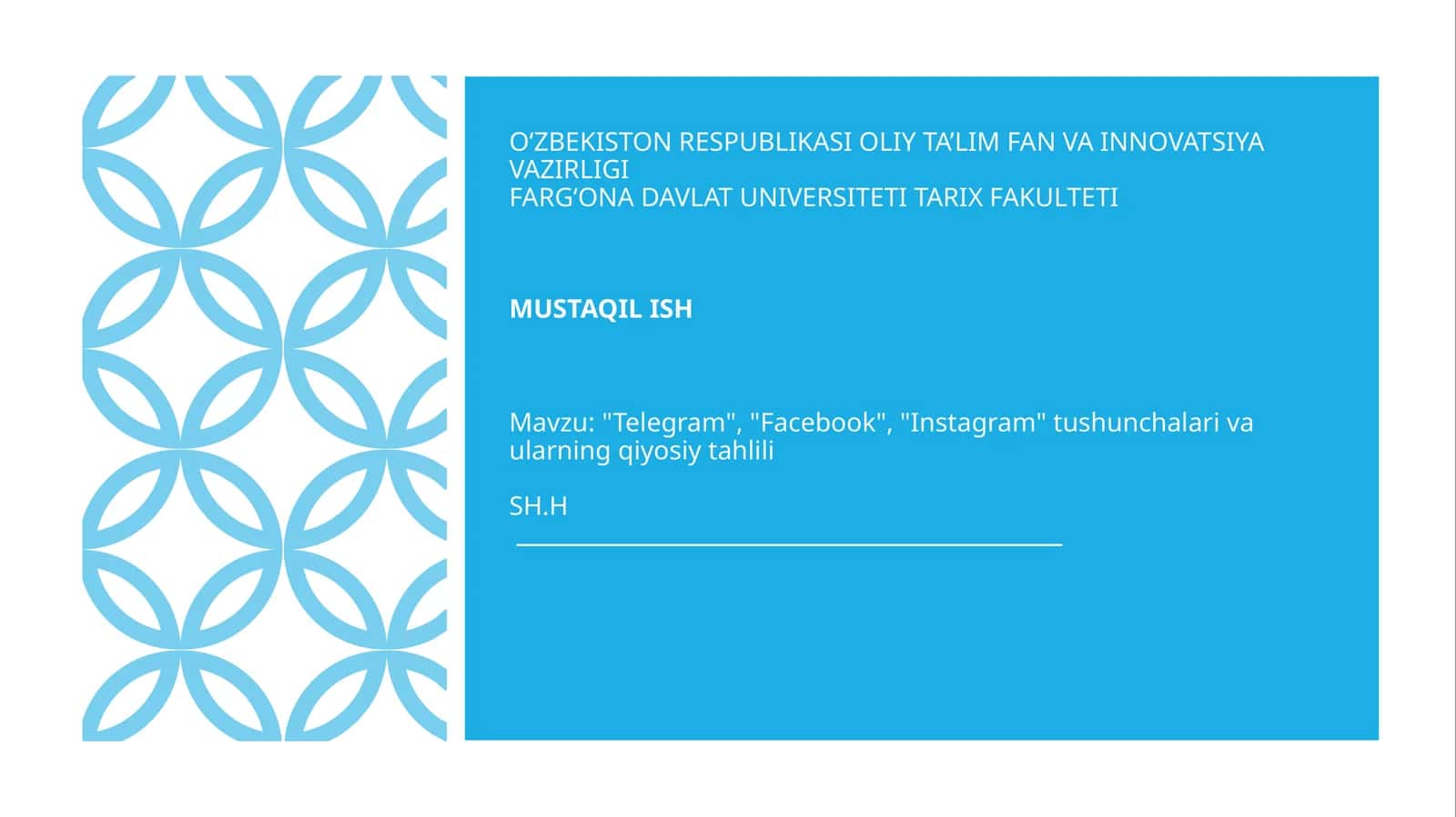 Telegram, Facebook, Instagram tushunchalari va ularning qiyosiy tahlili