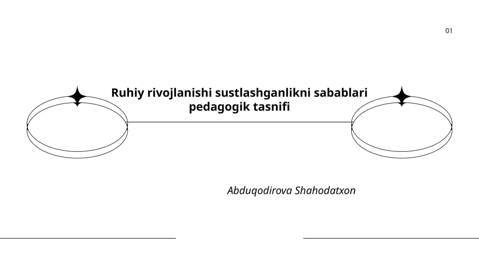 Ruhiy rivojlanishi sustlashganlikni sabablari pedagogik tasnifi