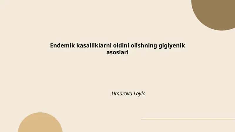 Gigiyenik asoslari