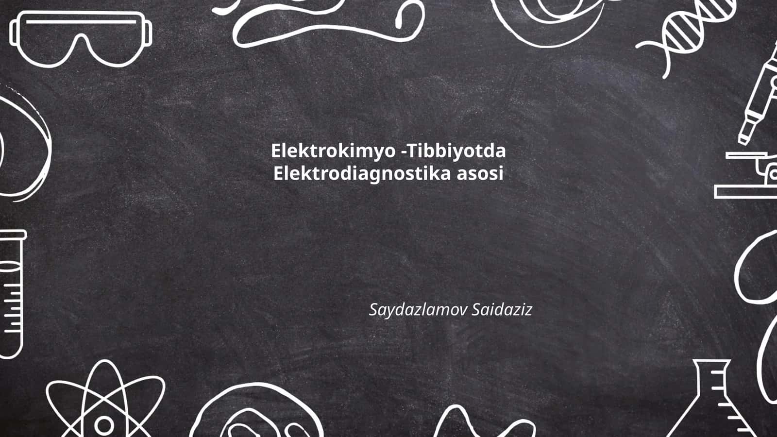 Elektrokimyo