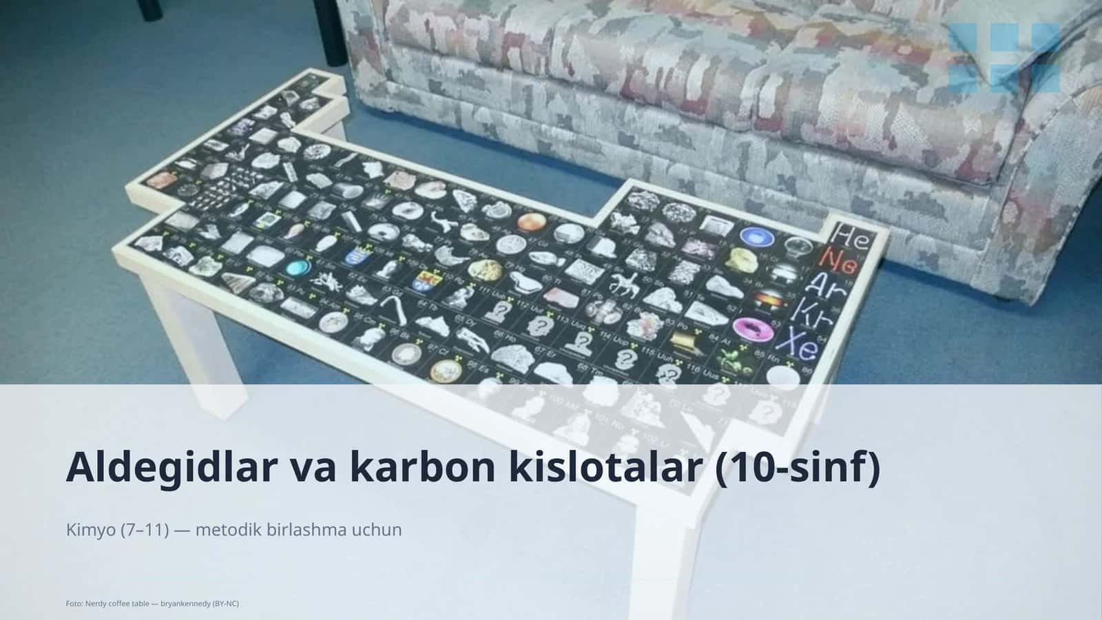 Aldegidlar va karbon kislotalar (10-sinf)