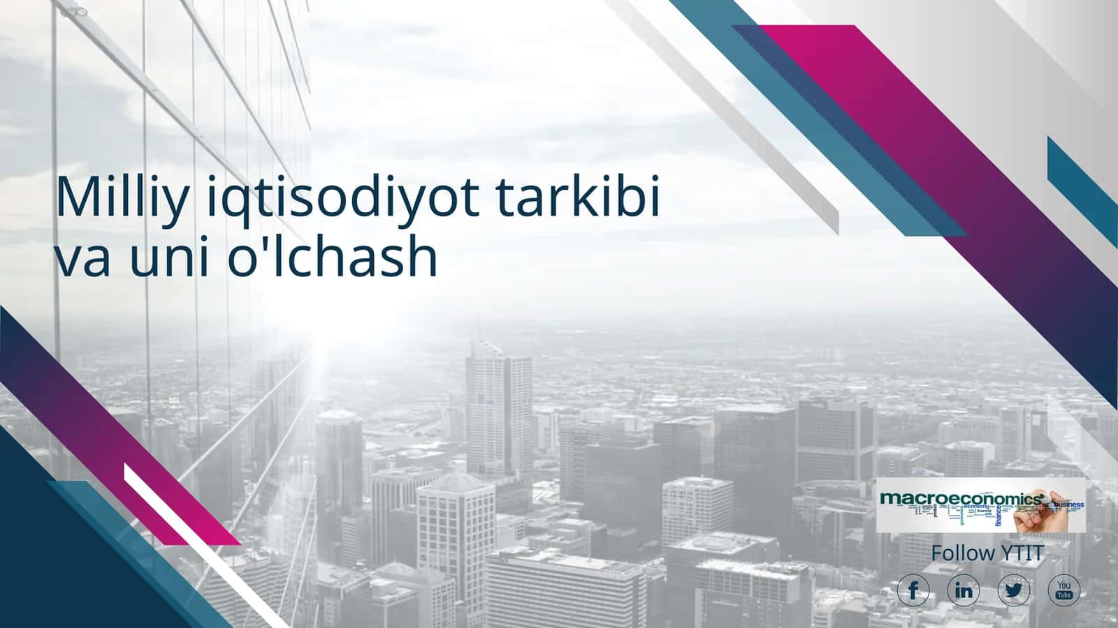 Milliy iqtisodiyot tarkibiva uni o'lchash