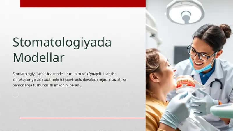Stomatologiyada Modellar