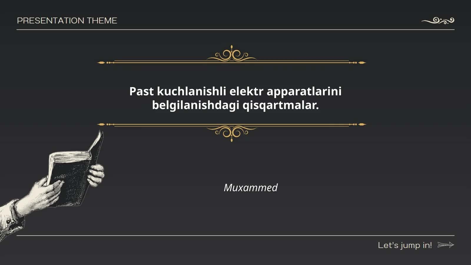 Kuchlanish transformatori qisqartmalari
