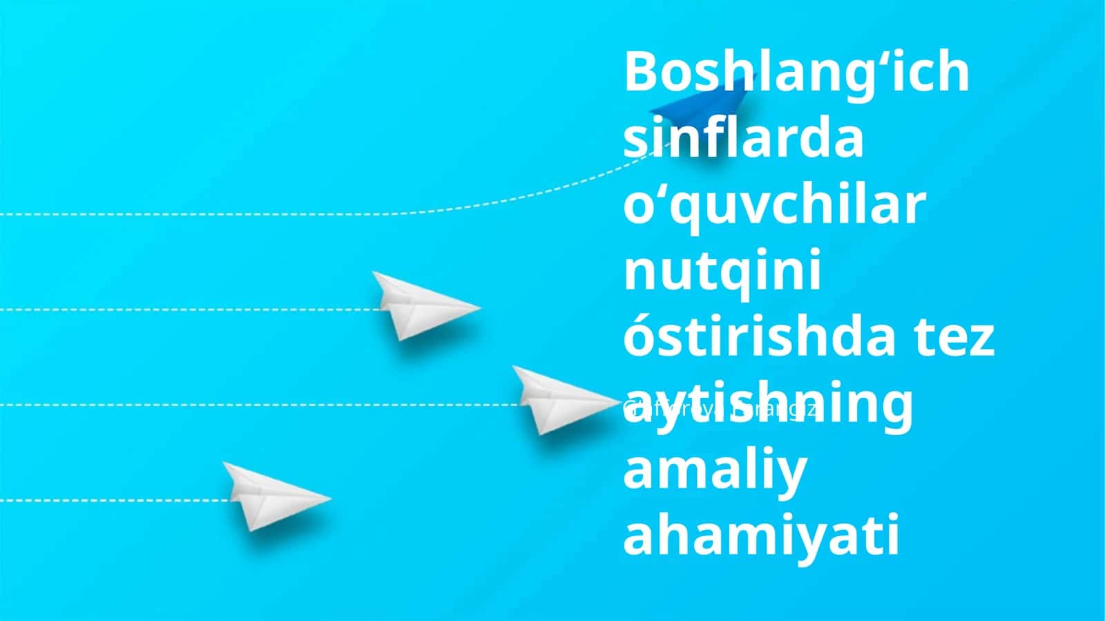 Til burilishidan foydalanish metodikasi