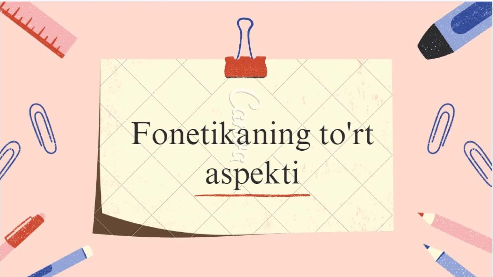 Fonetika
