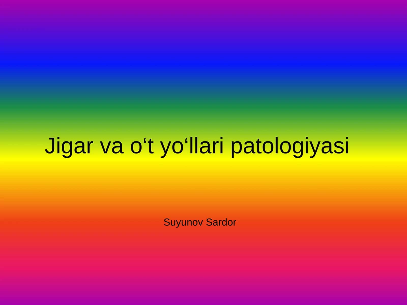 JIGAR KASALLIKLARI