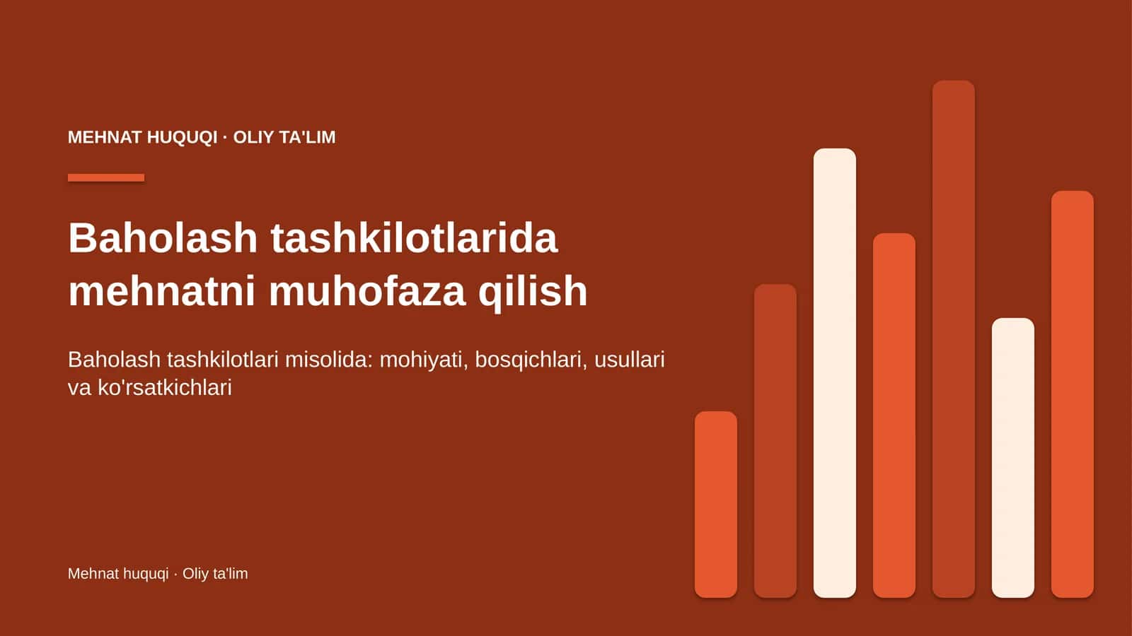 baholash tashkilotlarida mehnatni muhofaza qilish 1620