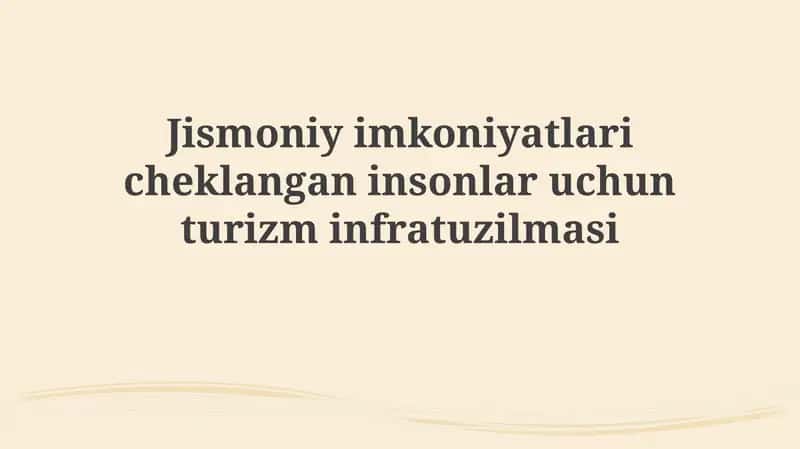 Infratuzilma tuzish
