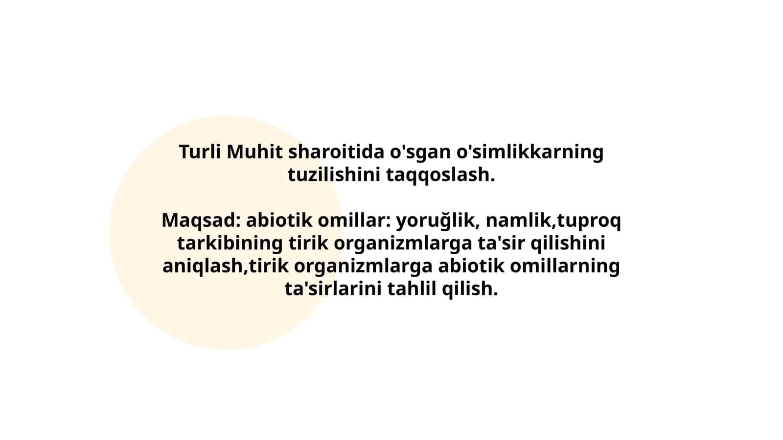 O'simlik tuzilishi