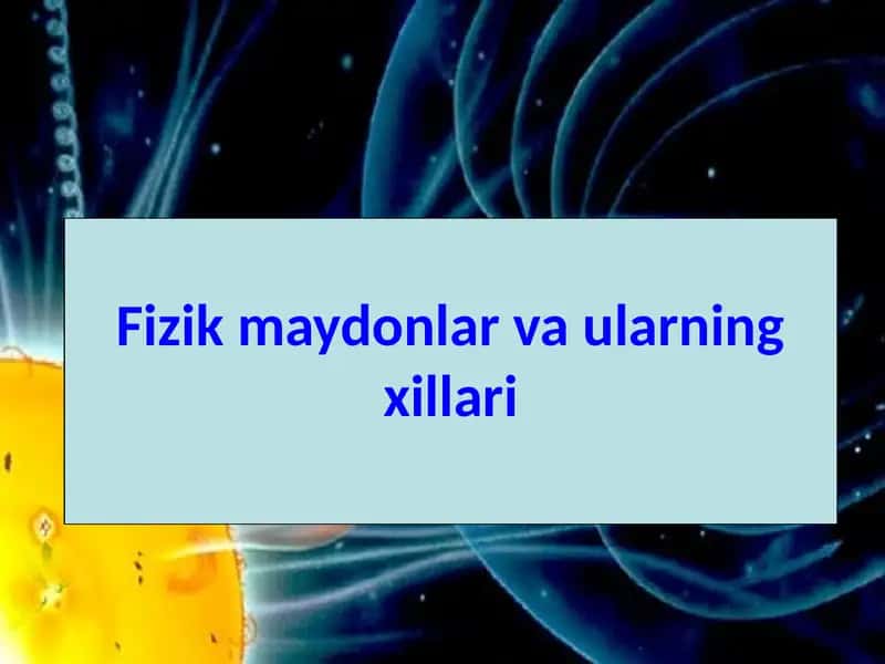 Zaryad va Zaryadlangan Jismlar Haqidagi Ta'limot