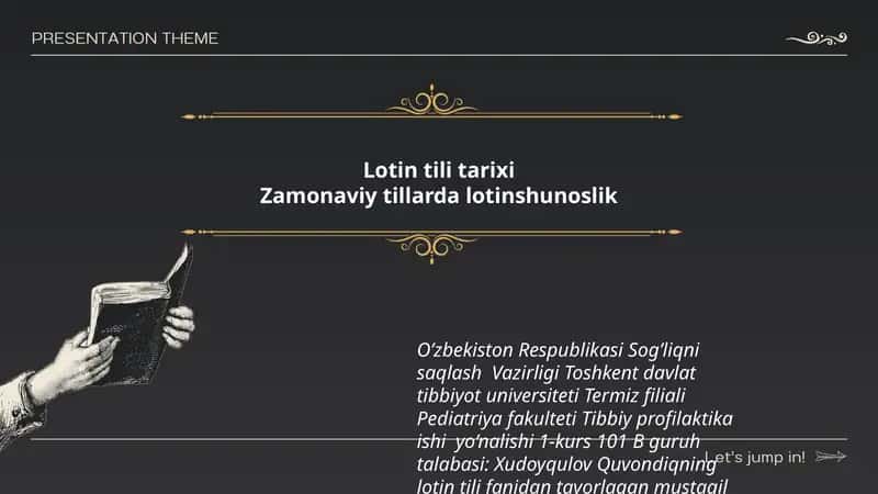 Lotin tili tarixi