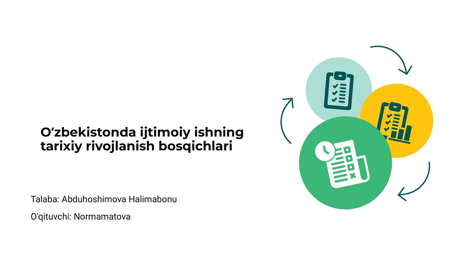 Oʻzbekistonda ijtimoiy ishning tarixiy rivojlanish bosqichlari