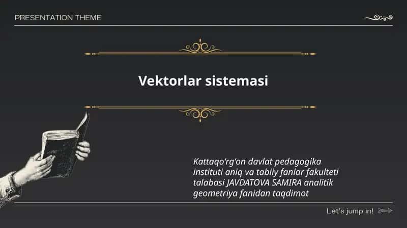 Vektorlar sistemasi