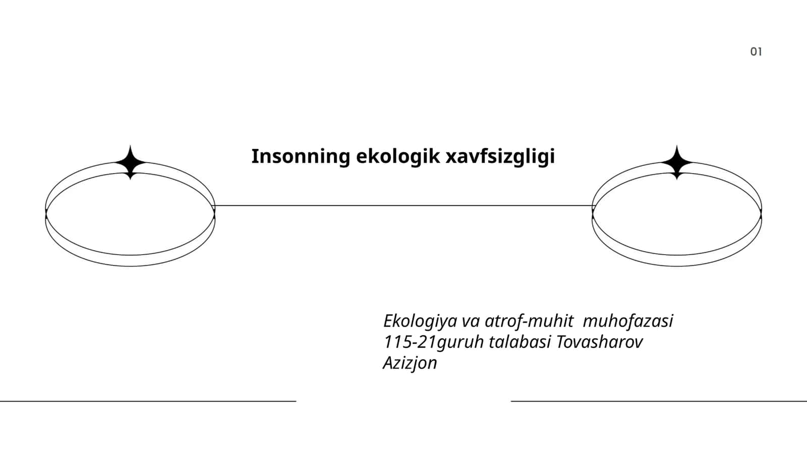 Insonning ekologik xavfsizgligi
