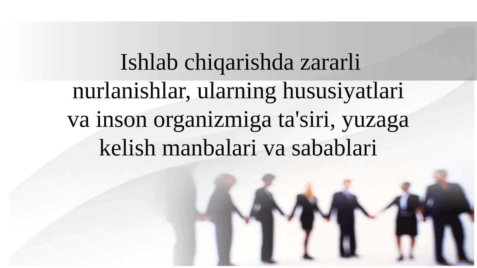Zararli nurlanishlar