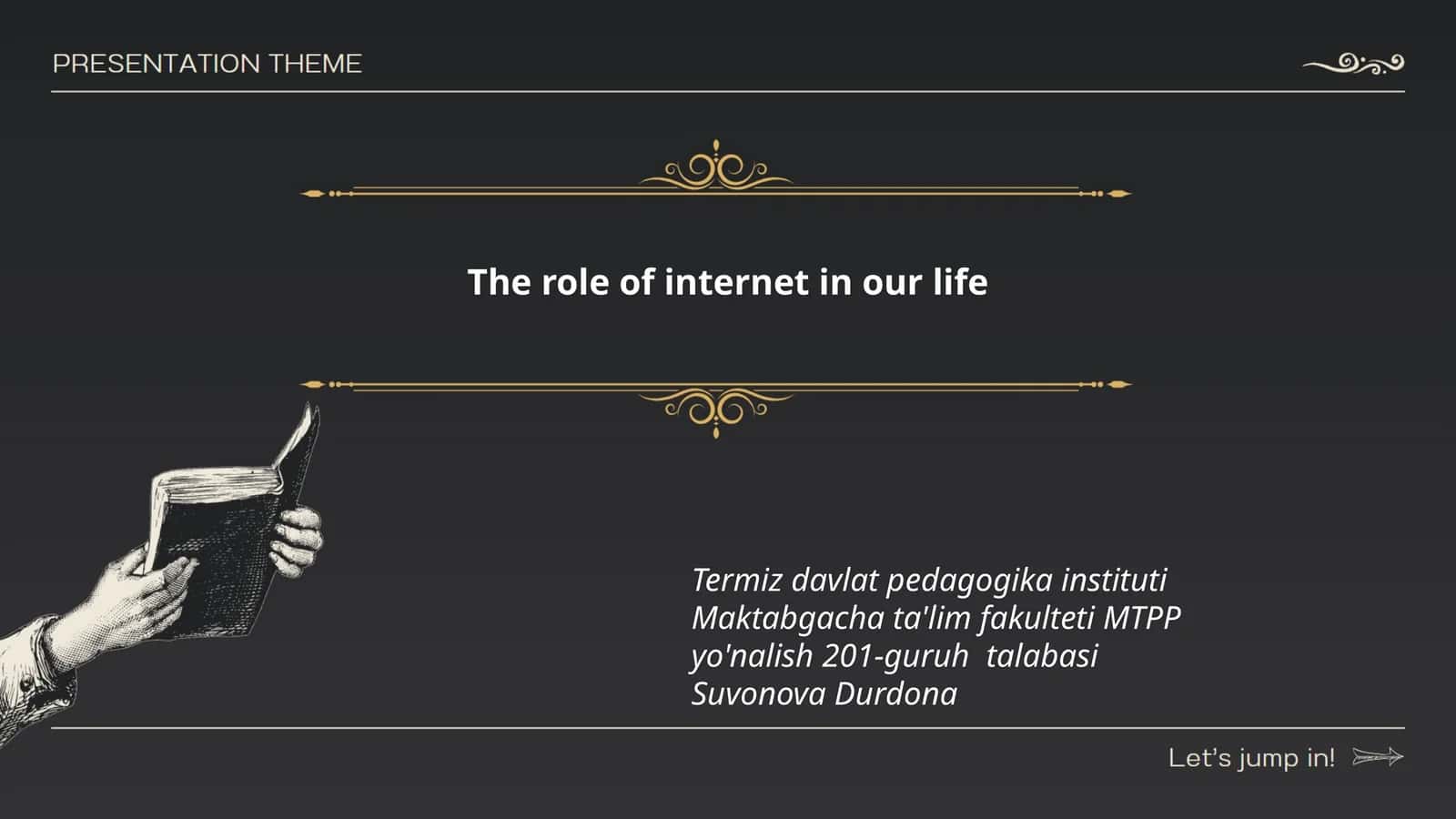 The role of internet in our life