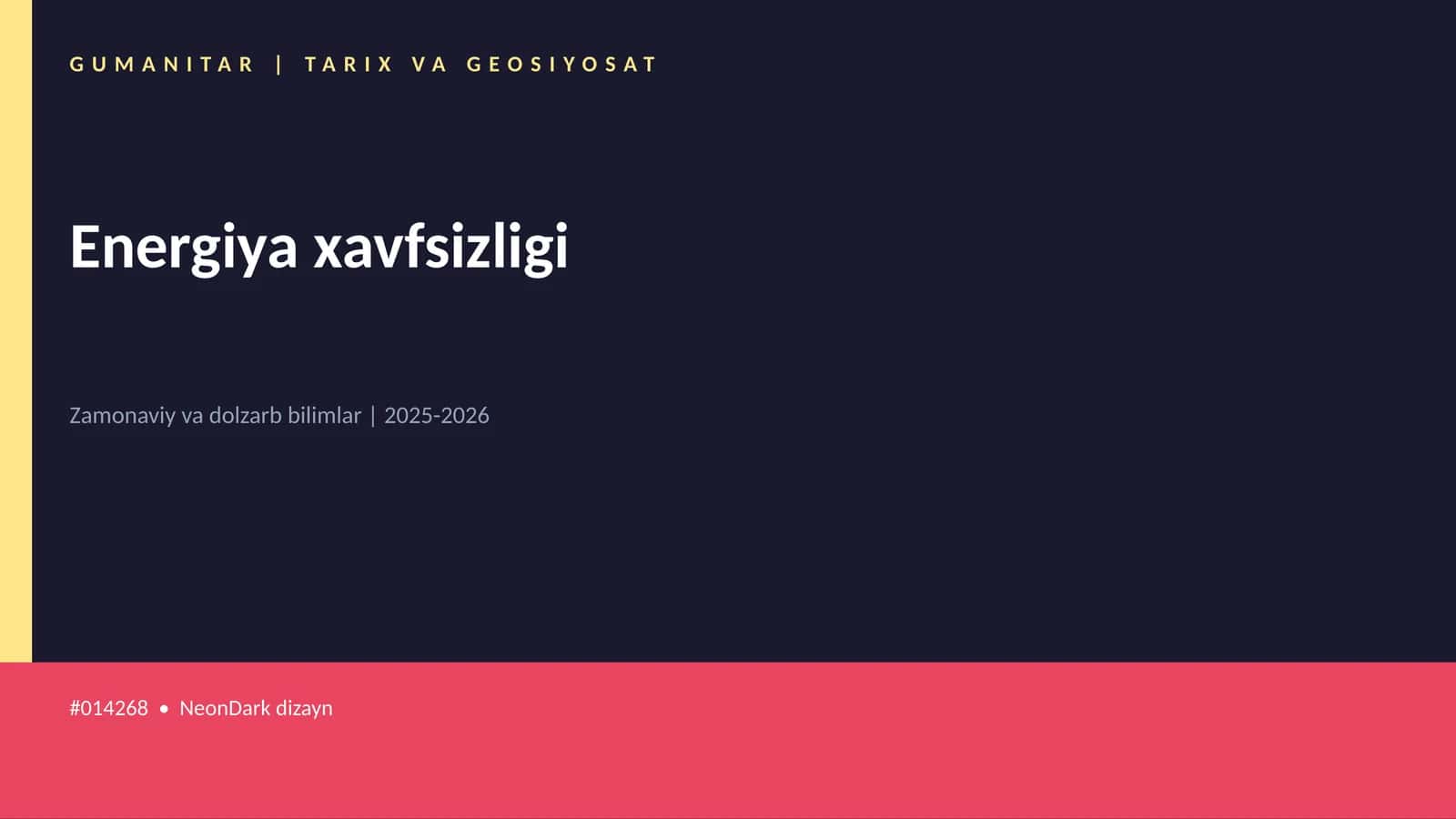 Energiya xavfsizligi