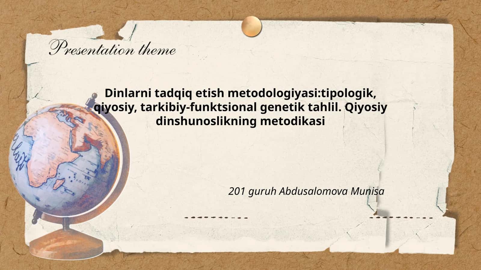 Dinlarni tadqiq etish metodologiyasi