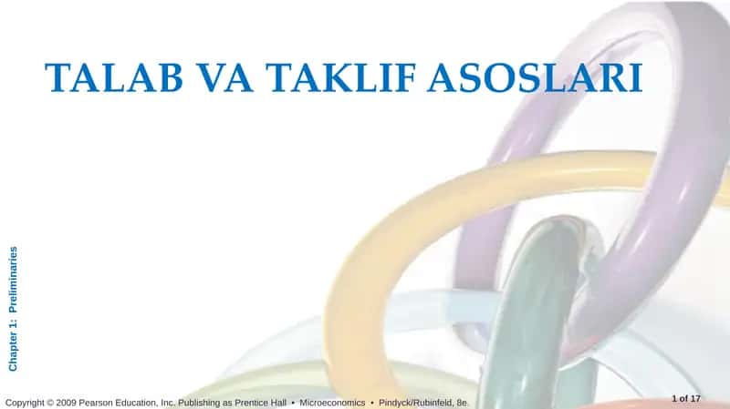 TALAB VA TAKLIF ASOSLARI