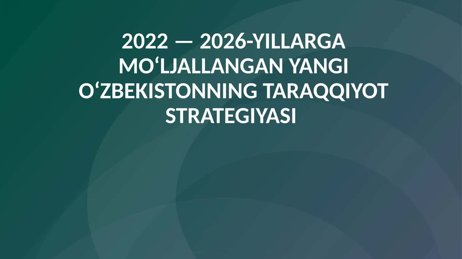 STRATEGIYANI TOLOV BO'YICHA SIFATINI O'NATISH