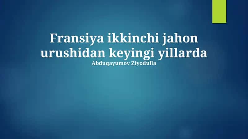 Fransiyaning global roli