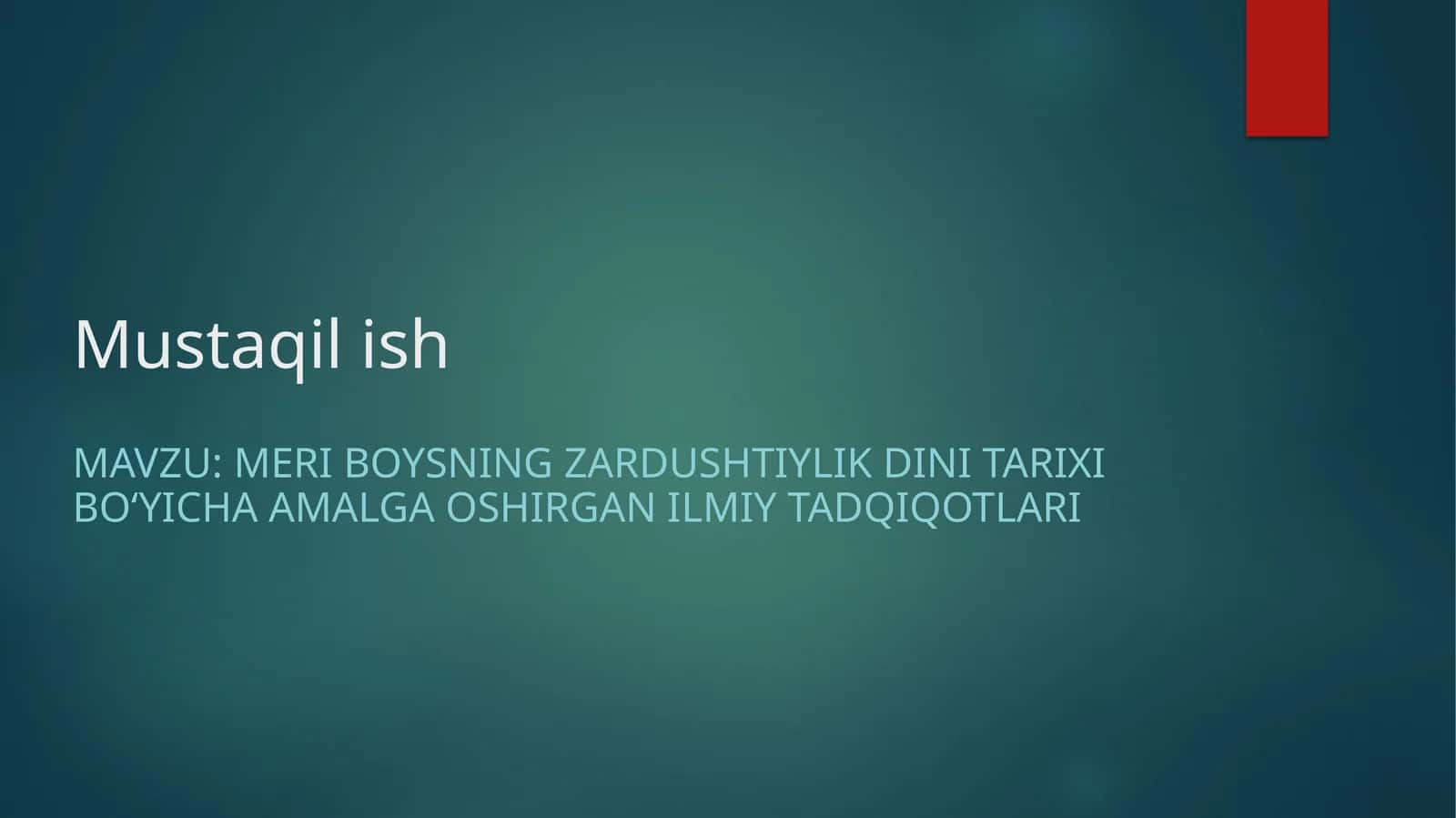 Meri Boysning zardushtiylik dini tarixi bo'yicha amalga oshirgan ilmiy tadqiqotlari