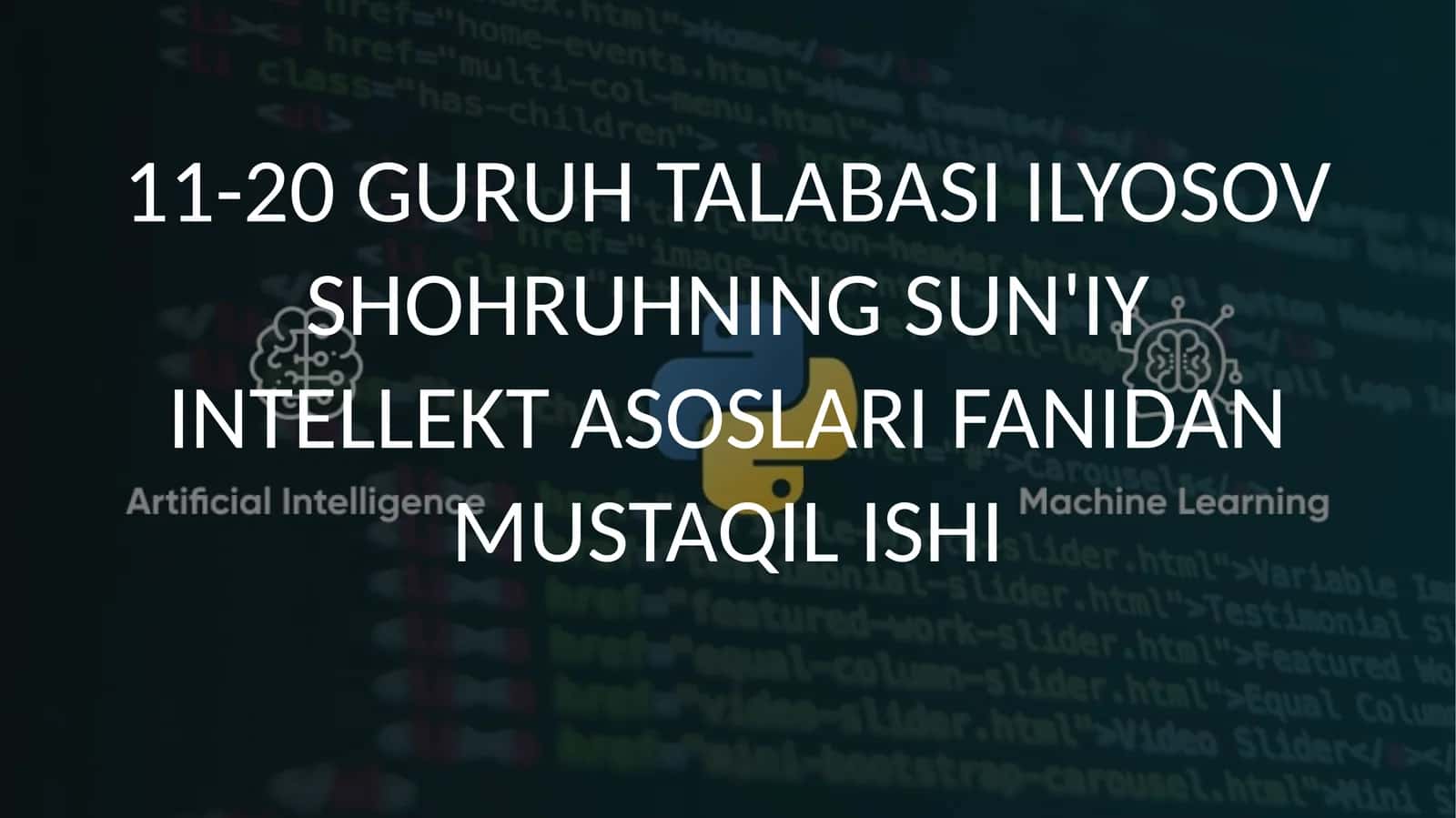 11-20 GURUH TALABASI ILYOSOV