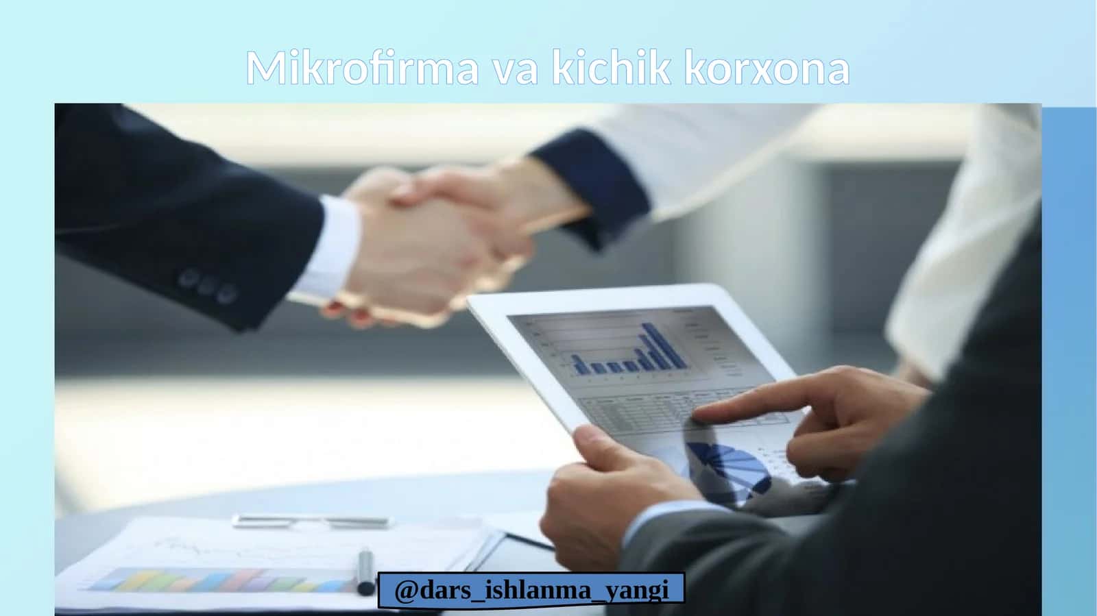 Mikrofirma va kichik korxona