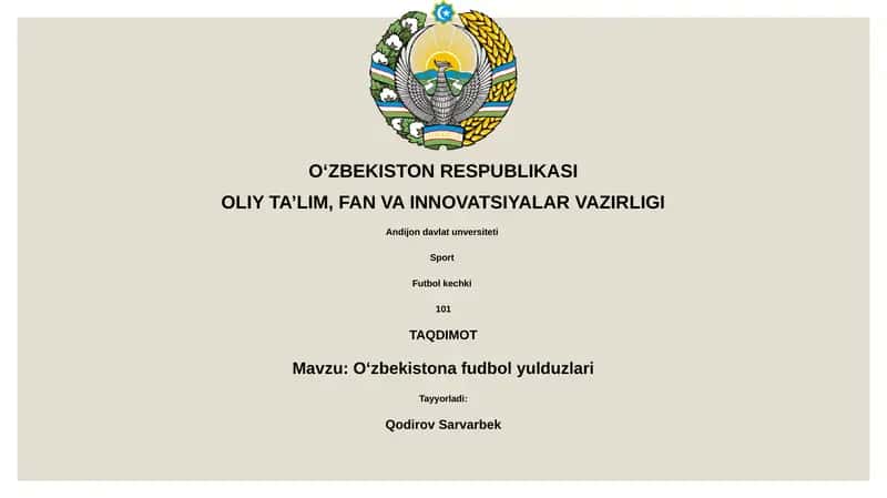 O'zbekistona fudbol yulduzlari