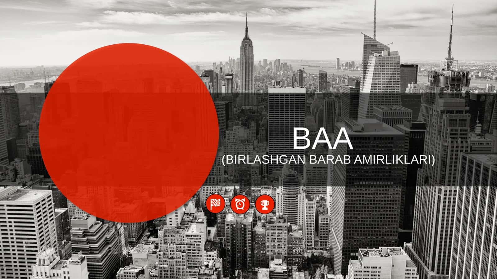 BAA (BIRLASHGAN BARAB AMIRLIKLARI) GERBI BAYROG’I