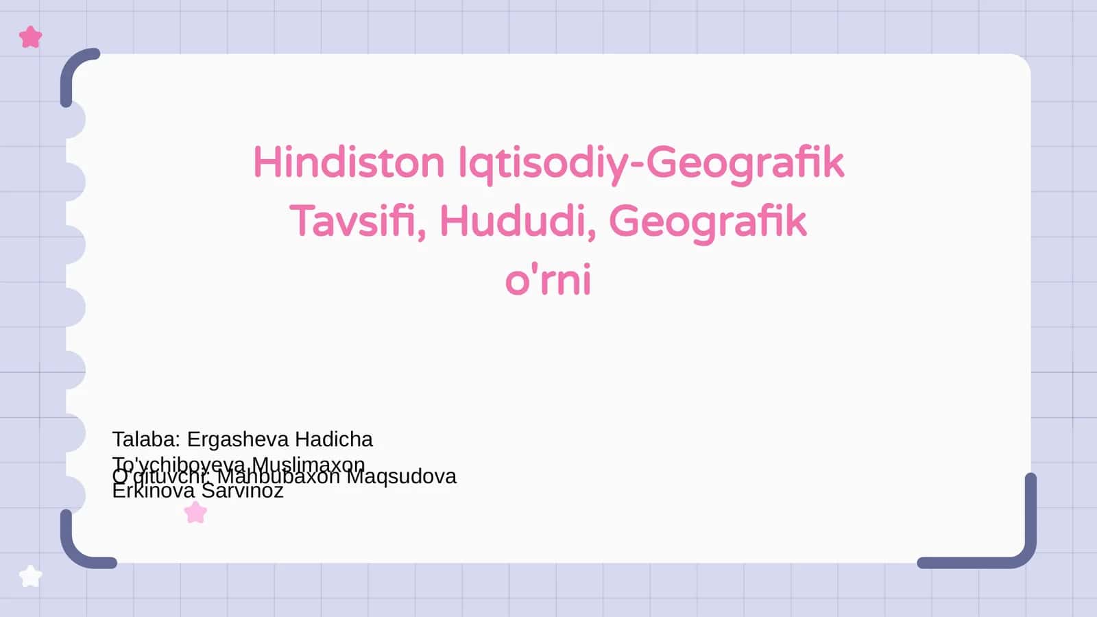 Hindiston Iqtisodiy-Geografik Tavsifi, Hududi, Geografik o'rni