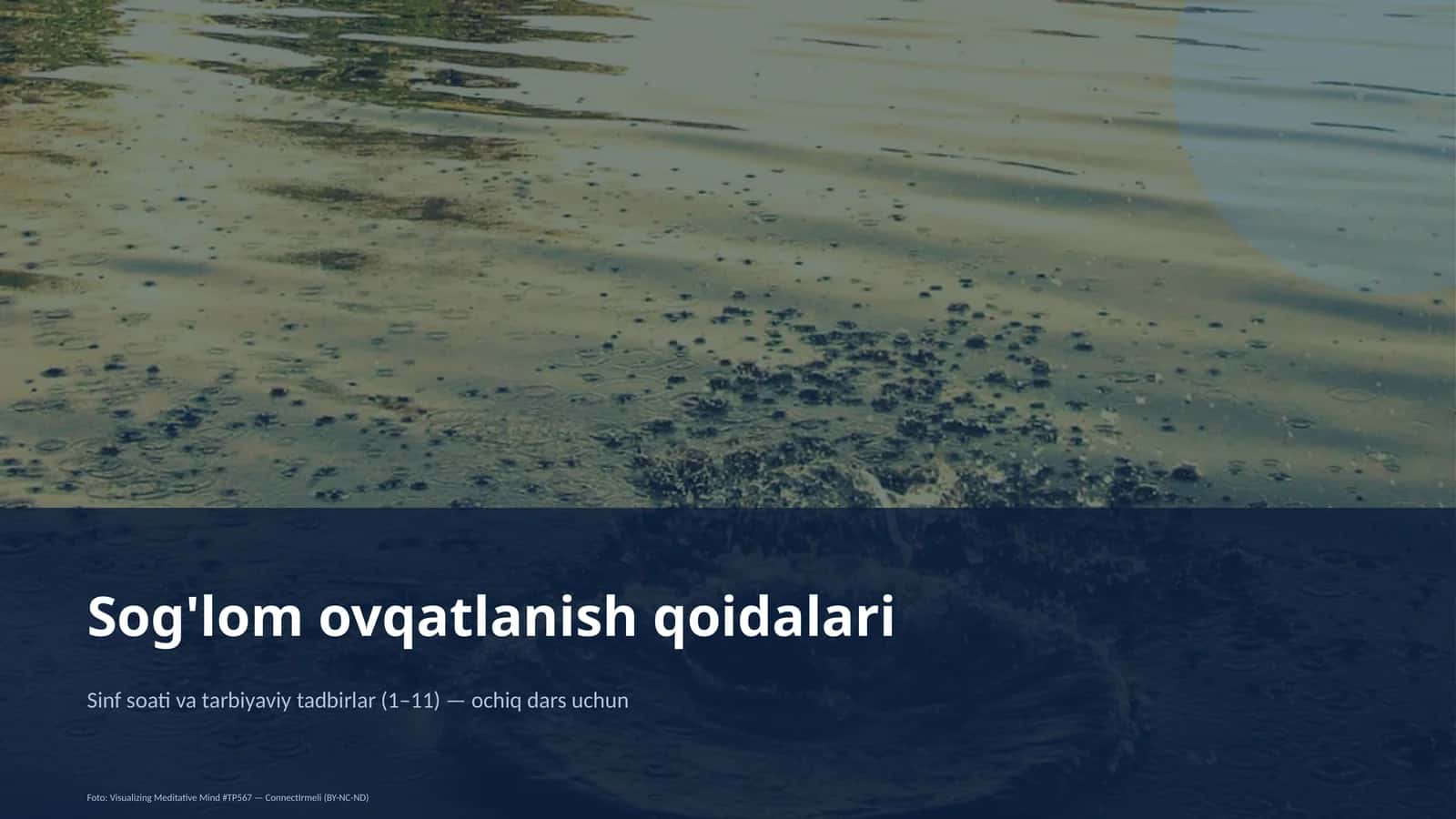 Sog'lom ovqatlanish qoidalari