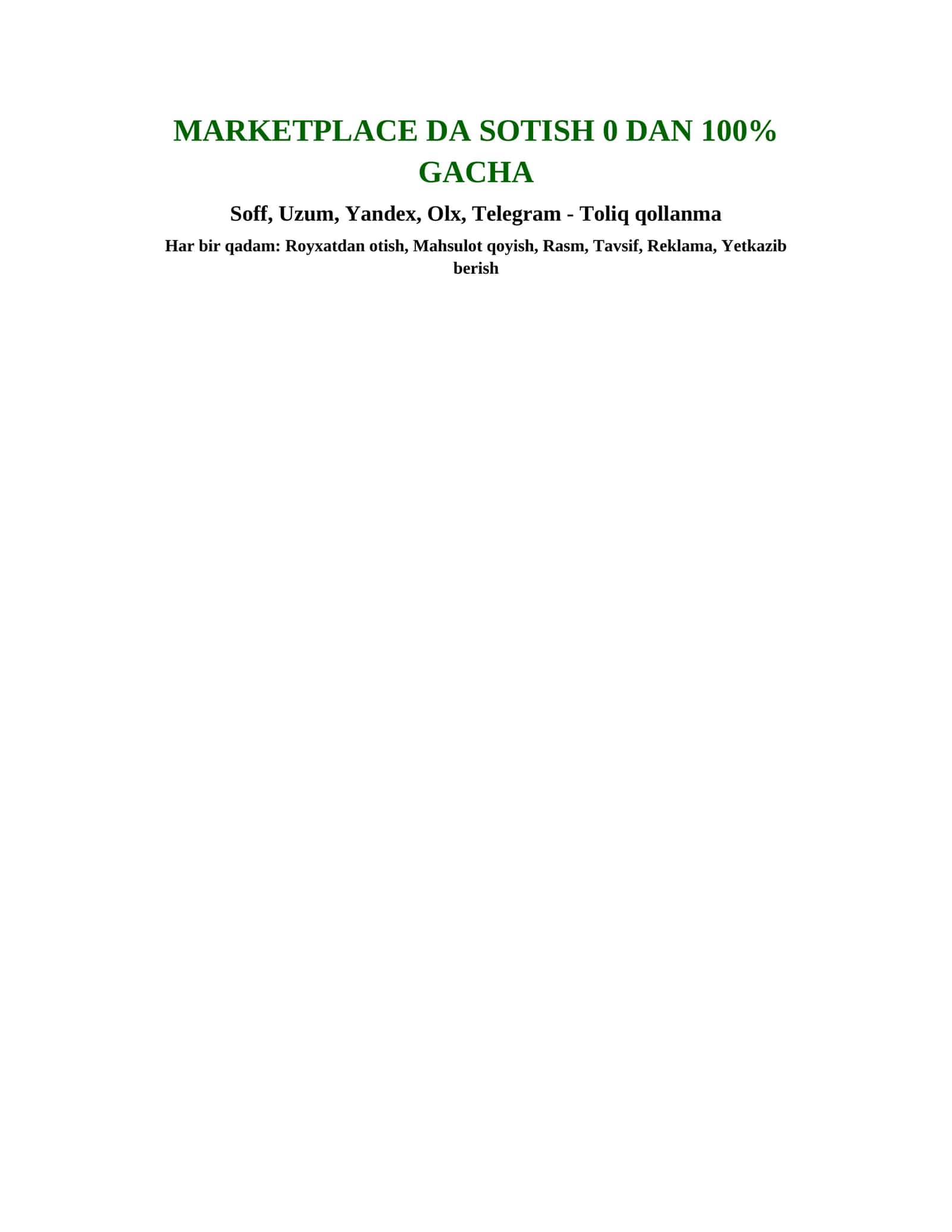 MARKETPLACE-0-Dan-100-Gacha-Soff-Uzum-Yandex
