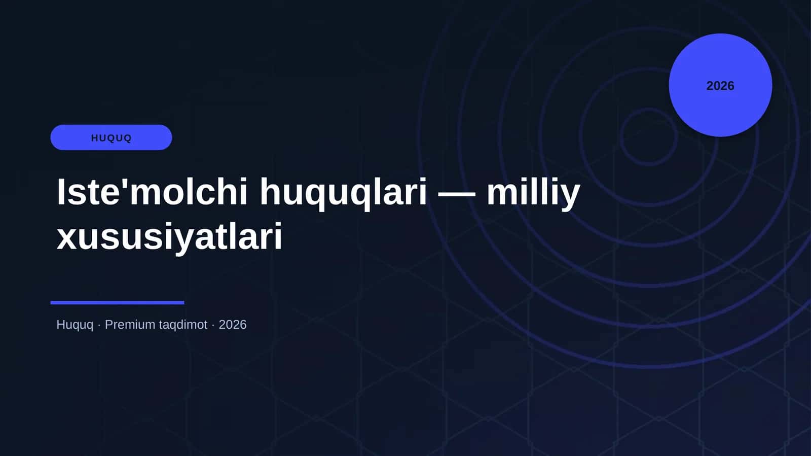 Iste'molchi huquqlari — milliy xususiyatlari
