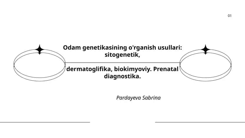 Odamlar genetikasining o'rganish usullari