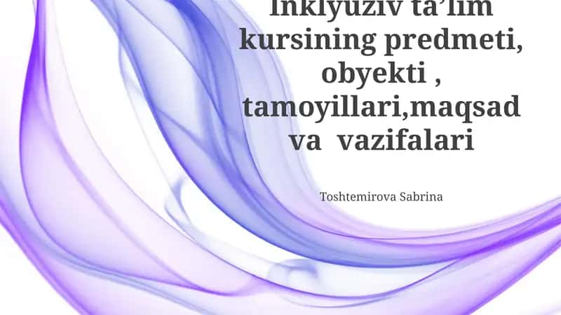 Inklyuziv Ta'lim Kursi