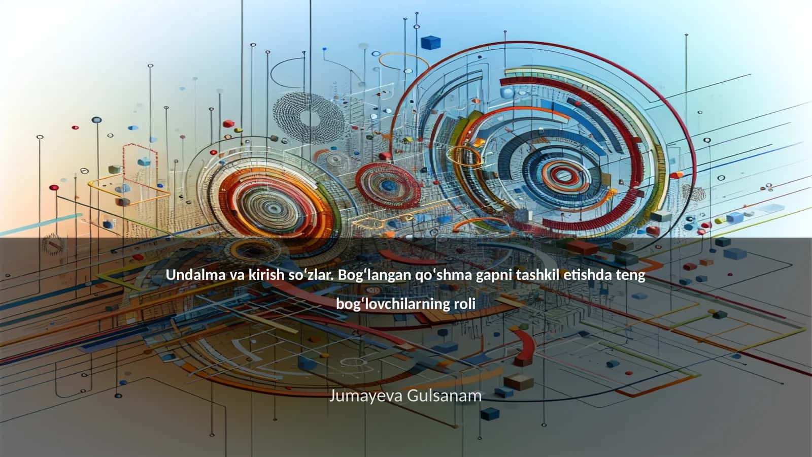 Undalma va kirish soʻzlar. Bogʻlangan qoʻshma gapni tashkil etishda teng bogʻlovchilarning roli