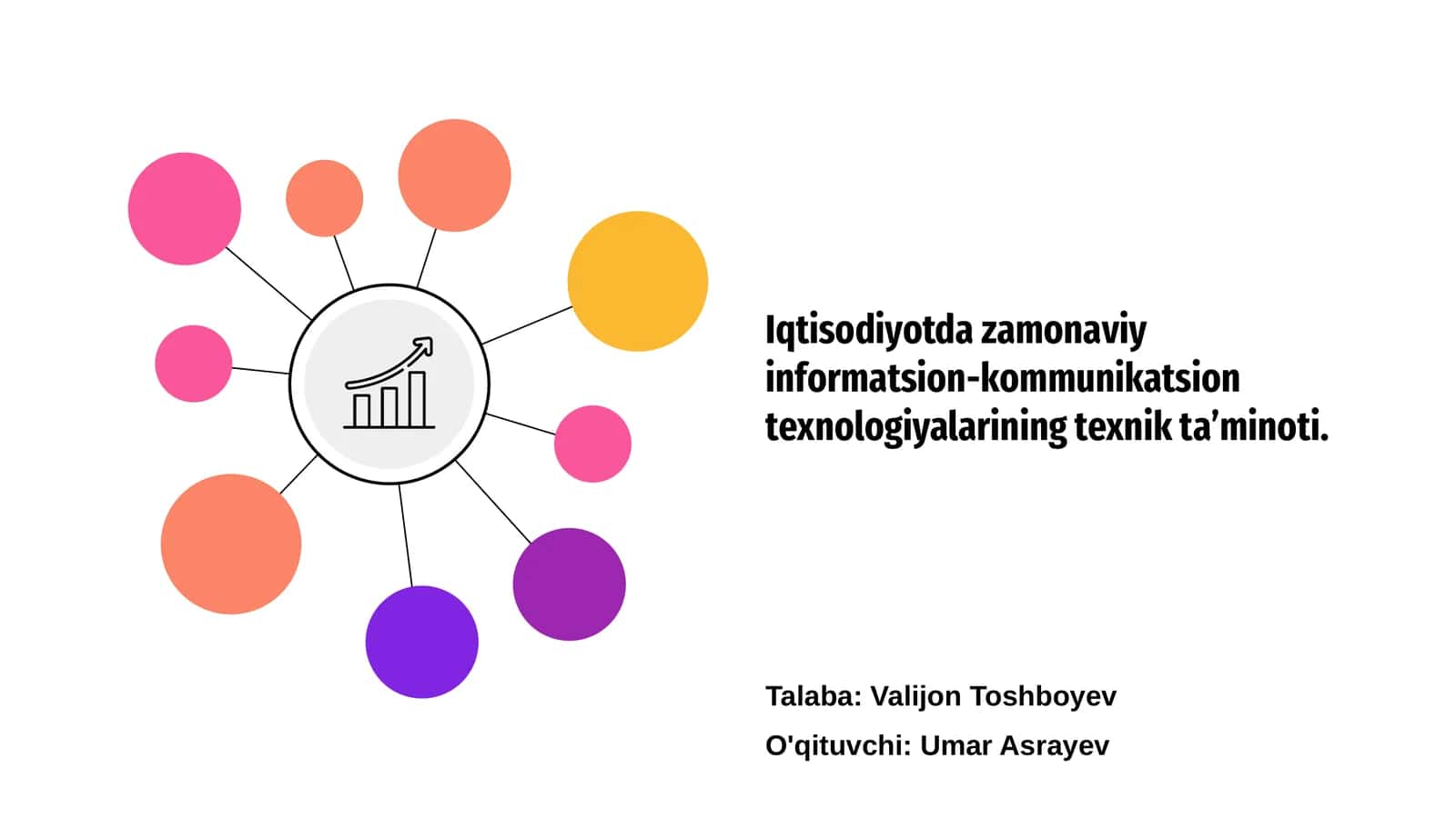 Iqtisоdiyotdа zаmоnаviy infоrmаtsiоn-kоmmunikаtsiоn tехnоlоgiyalаrining tехnik tа’minоti