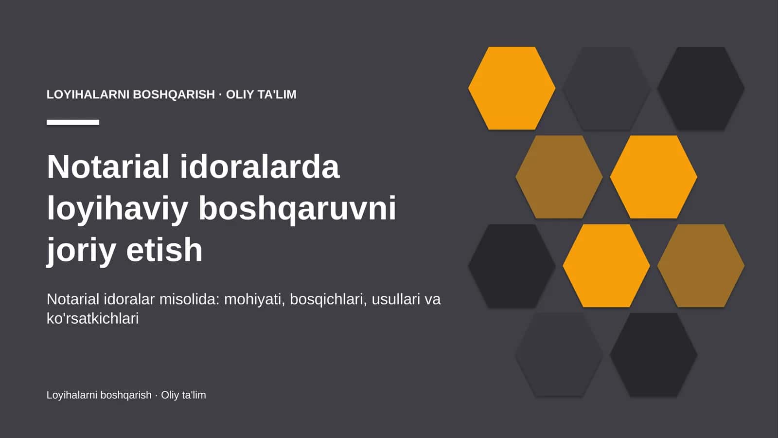 notarial idoralarda loyihaviy boshqaruvni joriy etish 7354