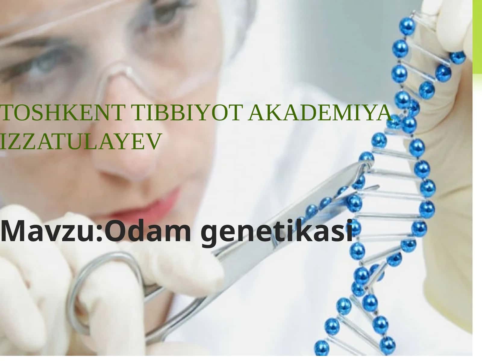 Odam genetikasi
