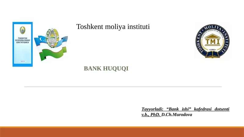 BANK HUQUQI