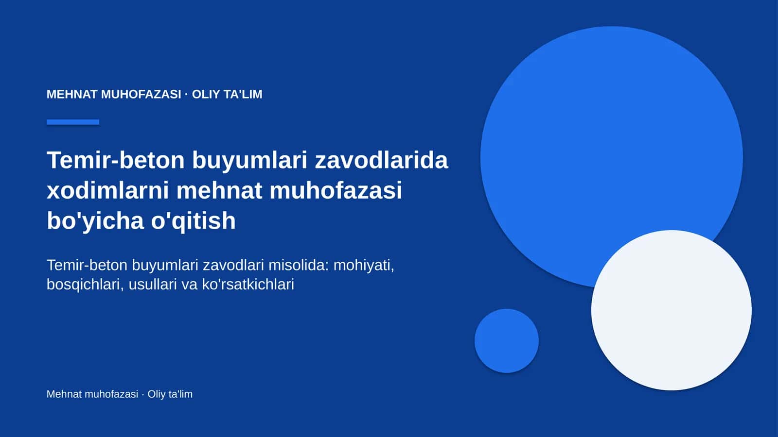 temir beton buyumlari zavodlarida xodimlarni mehnat muhofazasi bo'yicha o'qitish 6357