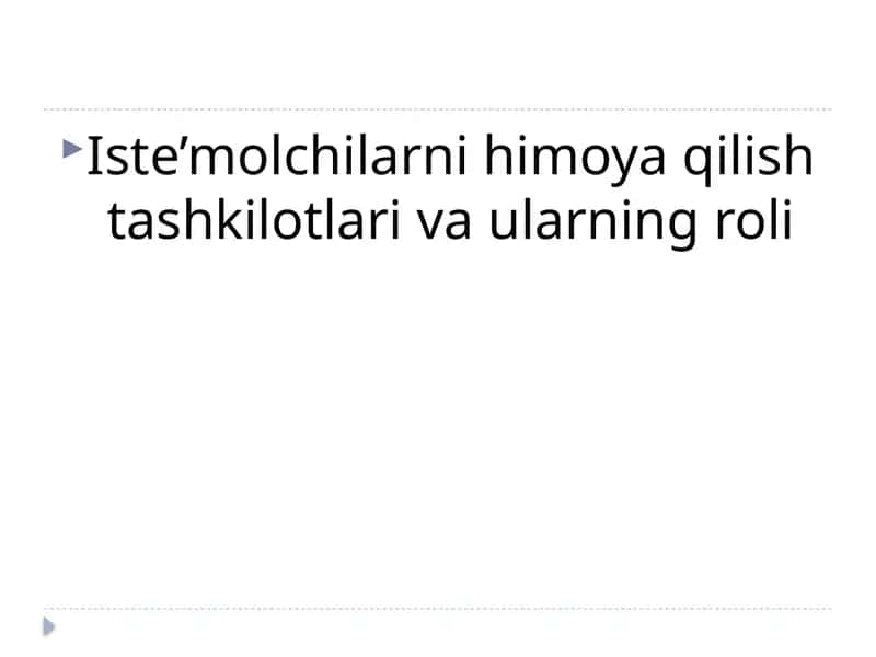 O'zbekiston iste’molchilar huquqlarini himoyaqilish jamiyatlarifederatsiyasi