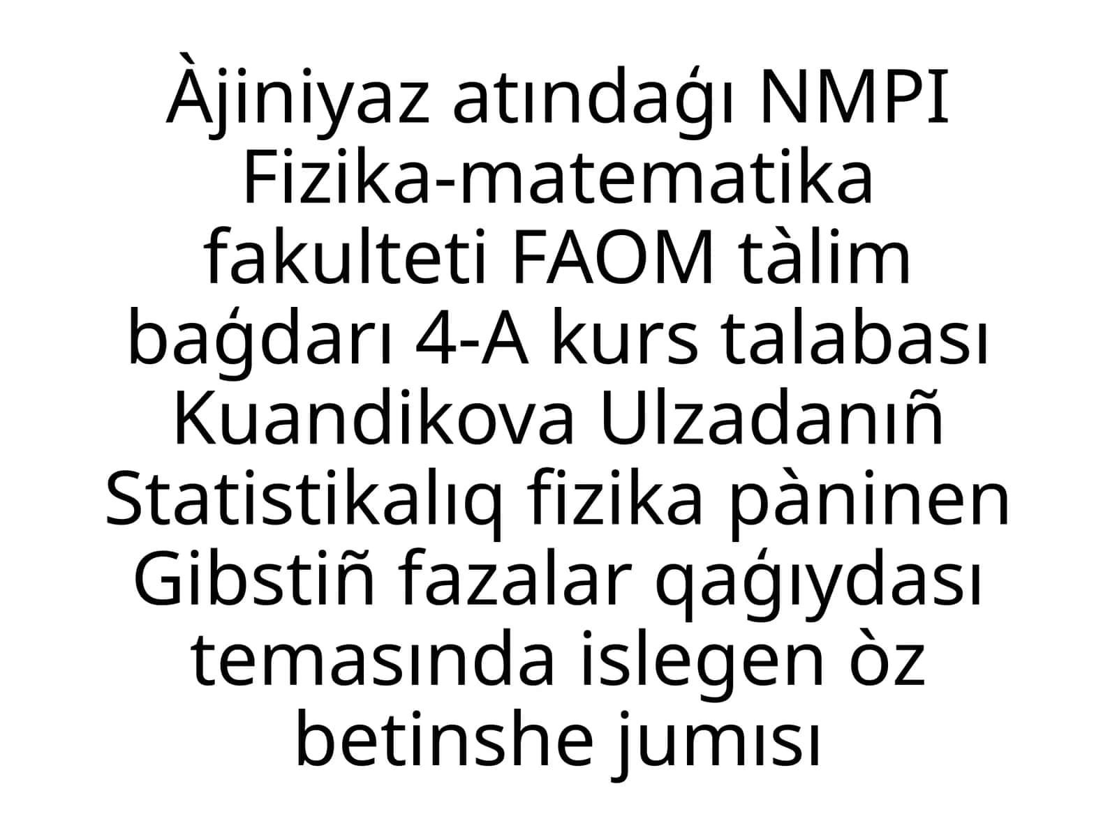 Fazalar qaģıydası