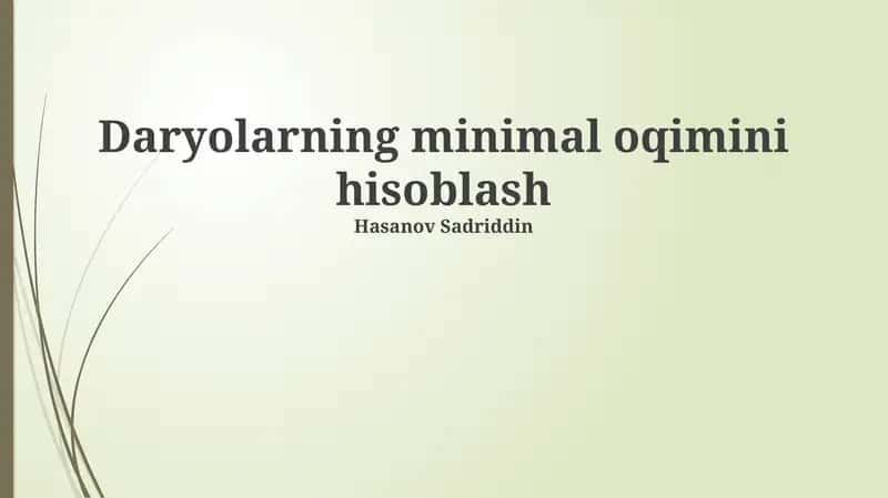 Teskari Tok Metodi