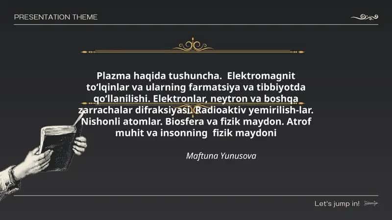 Plazma haqida tushuncha