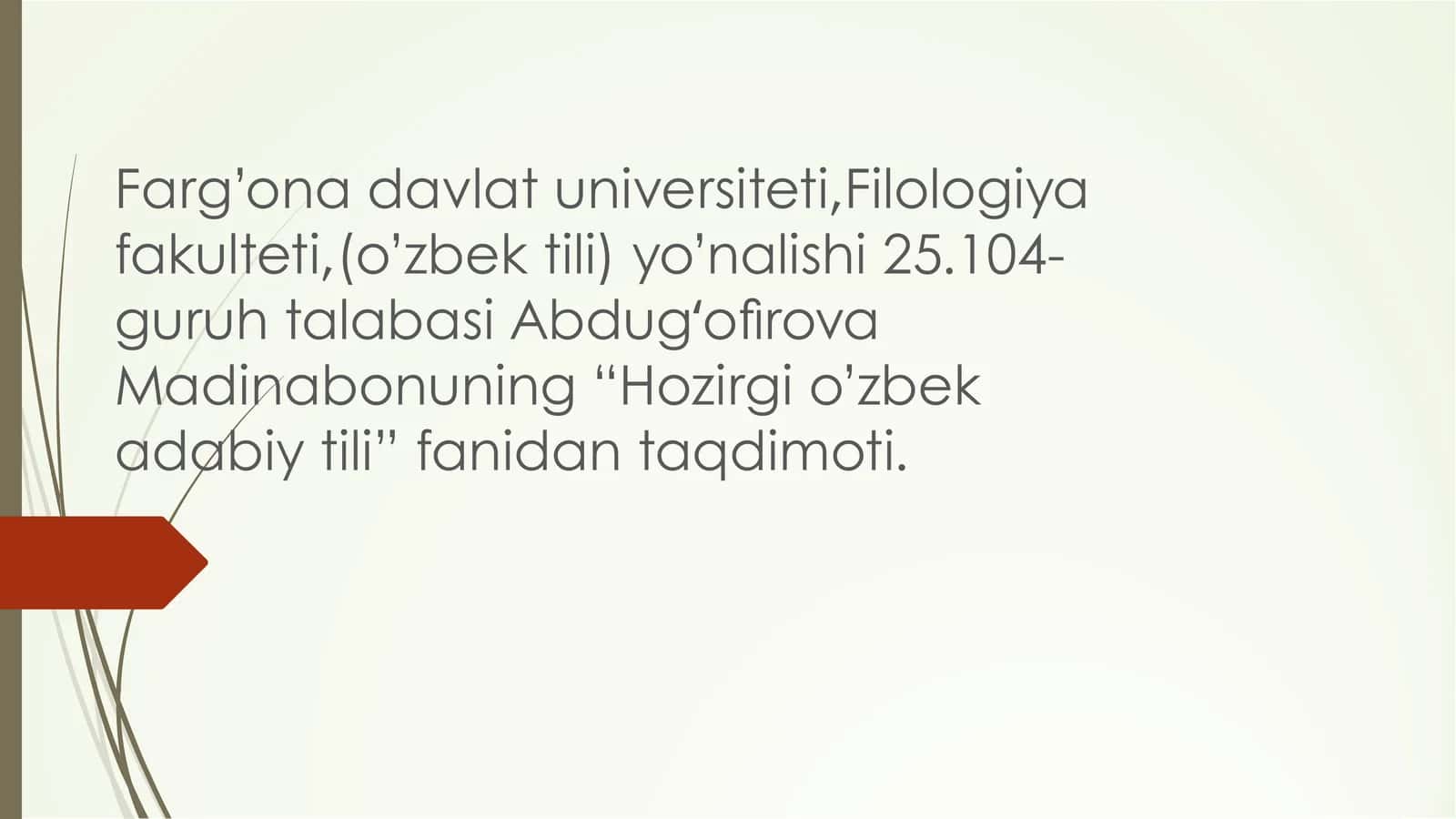 Tovushlarning akustik va artikulatsion xususiyatlari