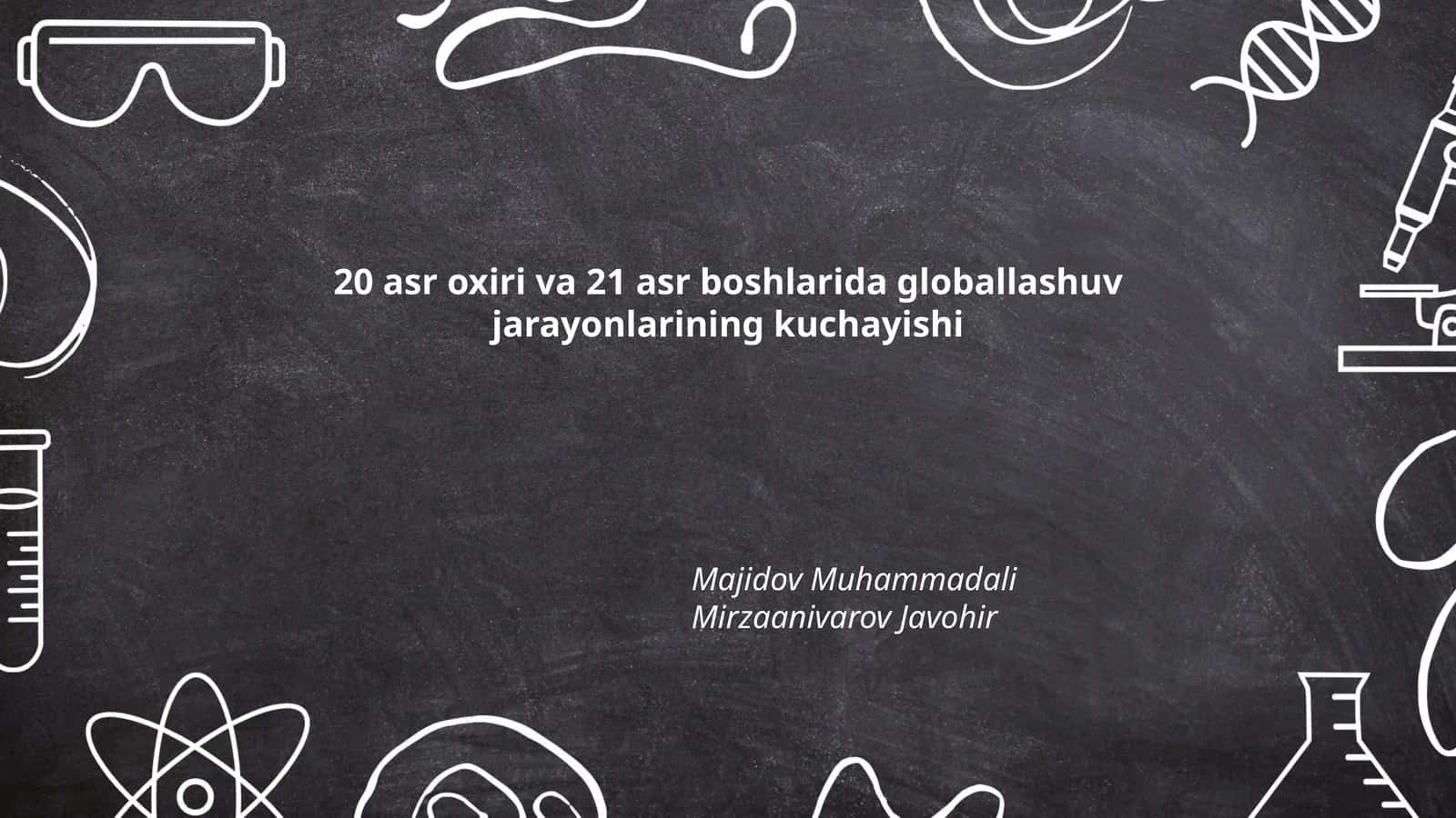 Ko‘p millatli korporatsiyalar va global ta’minot zanjirlari